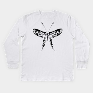 Butterfly Kids Long Sleeve T-Shirt